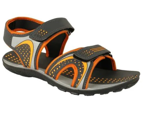 Genial Men's Multicolor Synthetic Leather Casual Sandals