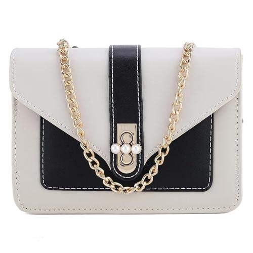 IDA COLORBLOCKED SLING BAG - Blue