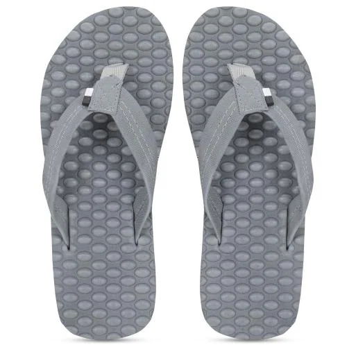 DOCTOR EXTRA SOFT Grey House Accupressure Slipper for Men's Ortho Care Orthopaedic and Diabetic Mcr Comfortable Super Fit Doctor Bubble Wrap Slipper Dr Flip-Flop Stylish Slides for Boy's and Gent's OR-D-30