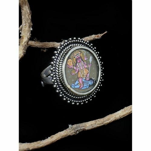 FIROZA Divine Maa Durga Ring