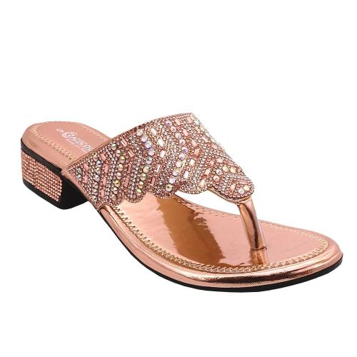 Racecourse Peach Heels for Women