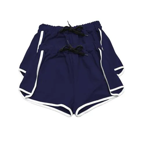 Loofon Womens Boxer Stretchable Lycra Shorts for Running, Gym, Yoga for Girls(Pack of 2)