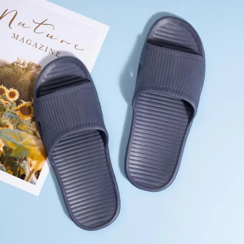 Drunken Blue Slippers for Men Flip Flops Winter Slides Home Open Toe Non-Slip