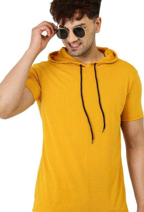 LEOTUDE Men's Cotton Blend Hooded Neck Hoodie