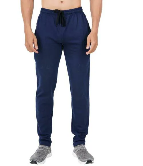 Buy SANRIGHT Men Navy Blue Solid Cotton Track Pant (XL) Online at Best Prices in India JioMart.