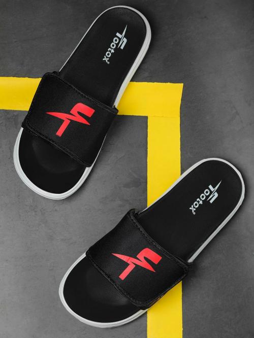 Footox Men Slides - 12 (Black)