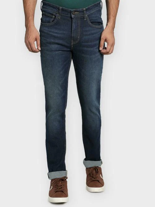 Red Tape Men Tinted Dark Blue Jeans