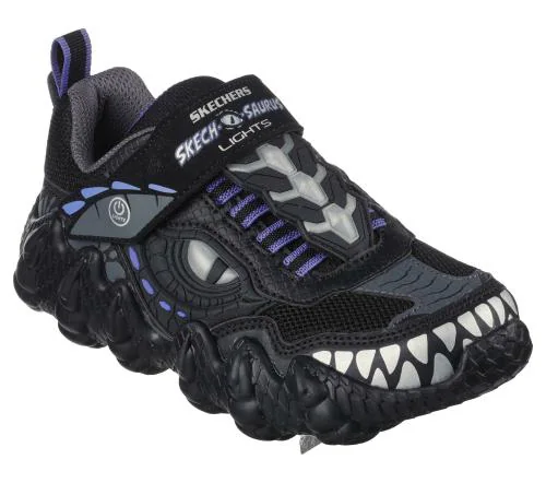 Skechers SKECH-O-SAURUS LIGHTS-DINO-TR Black Causal shoes for Boys