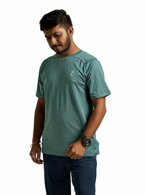 Efficult Regular Fit Sports T Shirt for Men - Olive | Gym Tshirts for Men Sports Tshirt | Boys T Shirts