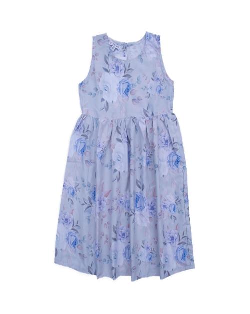TINYTOONS Lavander floral blossom sleeveless fit and Flare dress