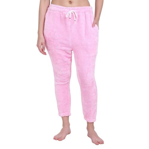 PERFECT PRODUCTIONS Stylish Winter pyjamas ,joggers For Girls & Women's , Regular Wear Pyjamas , Dailywear Joggers , Casual Pyjamas & Joggers , Winter Joggers For Girls & Women's_PINK_40