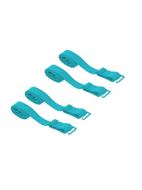 FIMS - Fashion is my style Women Light Blue Solid Nylon Pack of 2 Straps