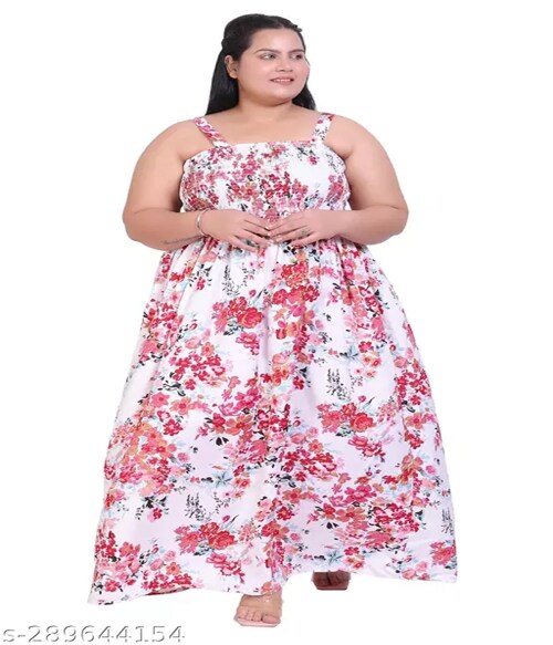 FASHBEAT Trendy Plus Size Dress For Girl's and Women's-01-XL- Nude