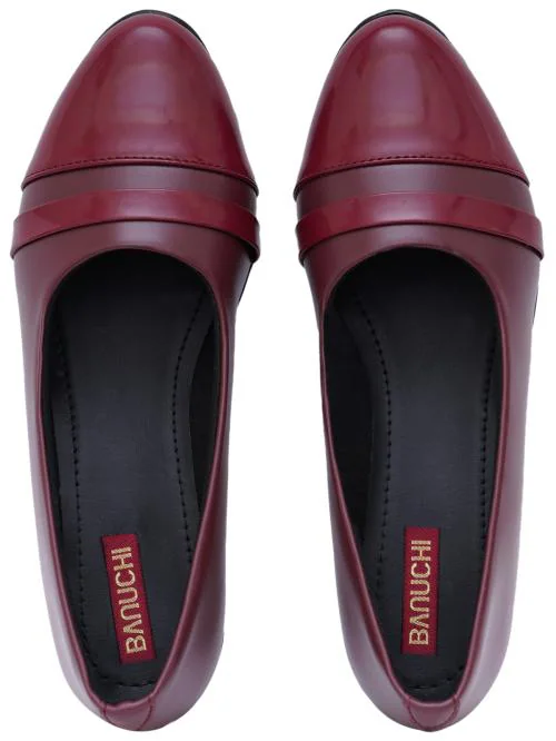 Banuchi women Maroon wedges bellies