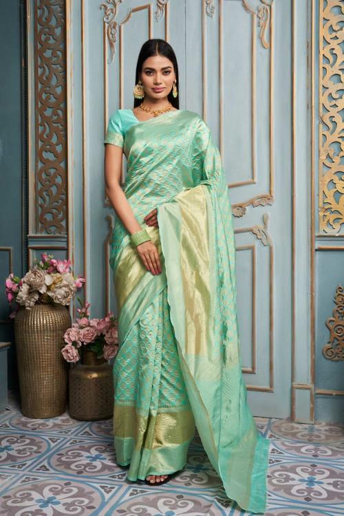 GLORISA Women wedding wear banarasi silk saree
