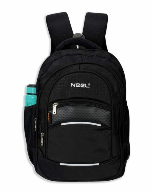 Neel Men's and Women's Denim Vintage Backpack, Canvas Jumbo Daypack Travel/Camping Jeans School Bag | College Bag, Laptop Bag ror Men/Women(34 L) (Classic Black)