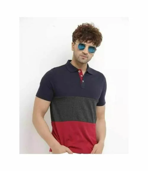 Tee Town Cotton Polo Neck Tshirt for mens | T shirt for men | Tshirt | Tshirt Men |