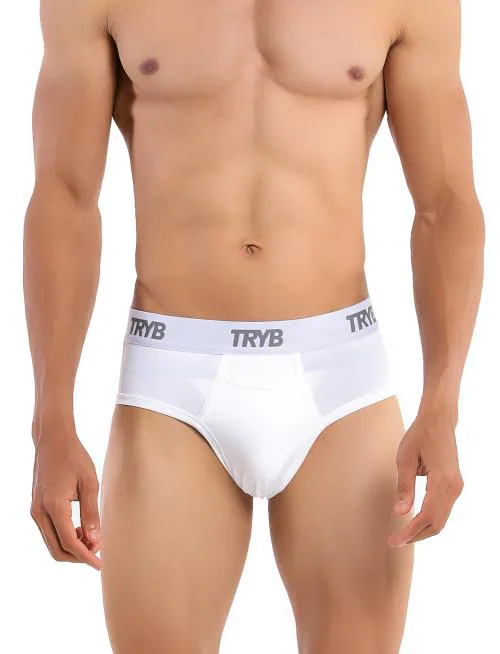 TRYB Mens Sport Performance Stretch Underwear Quick Dry Moisture Wicking Athletic Boxer Active Brief