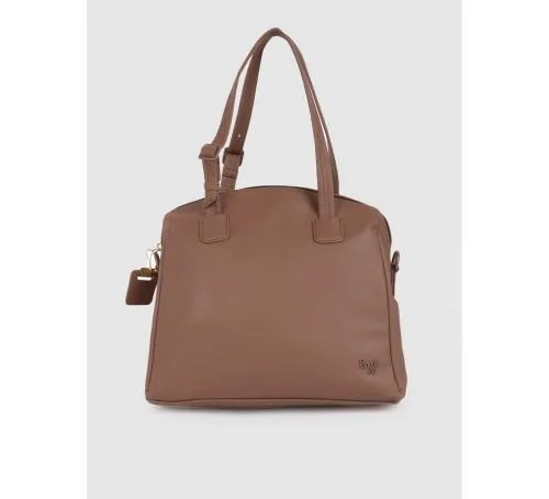 Baggit Women Brown Synthetic Leather Shoulder Bag
