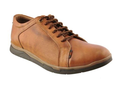 Buckaroo: AXTON Genuine Leather Tan Casual Shoes For Mens
