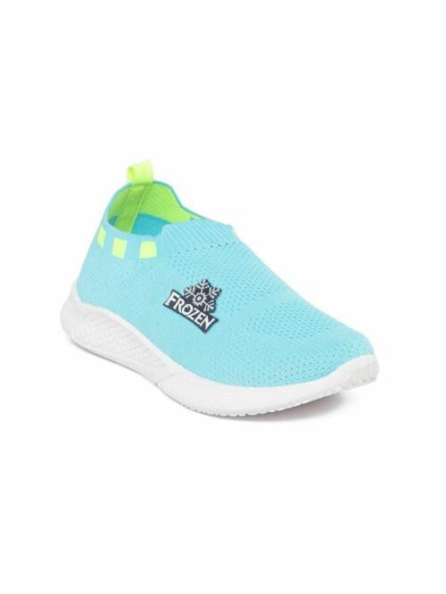 Disney Frozen by toothless Kids Girls Blue Sports Shoes