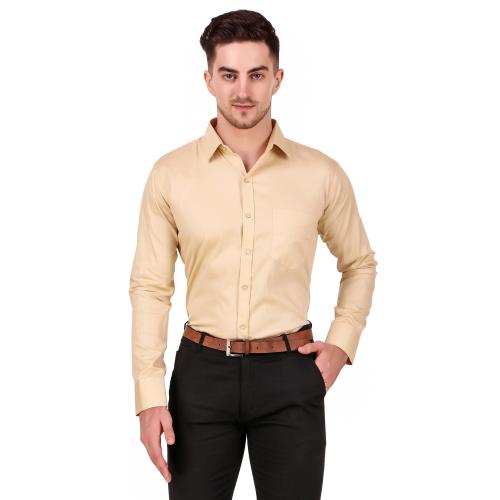 DESIGN UP MEN BEIGE FORMAL SHIRT XL|SHIRTS| SHIRT| MENS SHIRT| MEN SHIRTS|FORMAL SHIRT