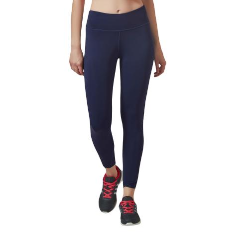 Lactra Universal Slimfit Navy Yoga Gym Workout & Active Sports Fitness Leggings for Women