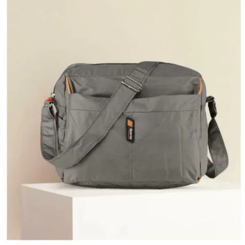 MUMBAI TOURISTER Grey Men & Women Sling Bag-Large