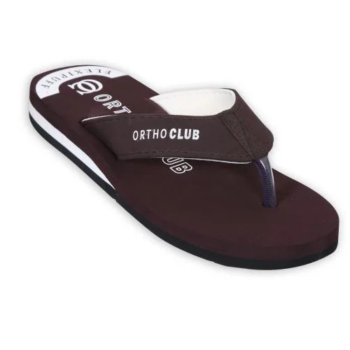 ORTHO CLUB Ultra Soft Ortho Slippers for Women Orthopedic Non-Slip Lightweight Durable Cushion Comfortable Flat Casual Stylish Dr Chappals and House Flip flops For Men