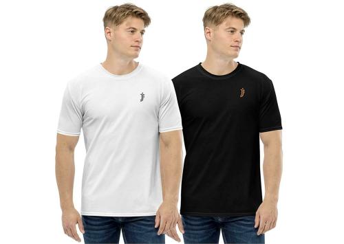 JJ TEES Combo 1 of Mens Polyester Round Neck Tshirts (Pack of 2) Assorted