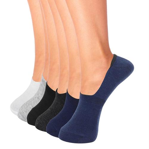 Cotson Loafer Socks For Men And Women Cotton Solid Peds/Footie/No-Show, Low Cut-Color Multi (Pack of 6 Pairs)