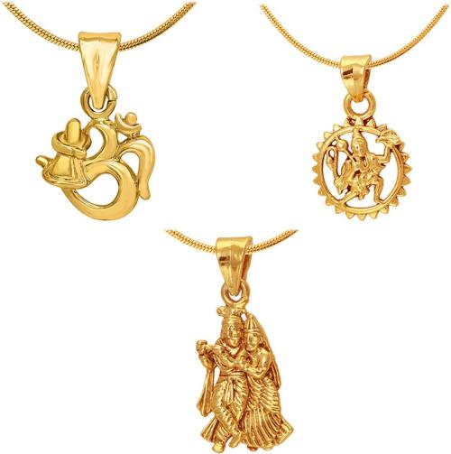 Buy Mahi GoldPlated Alloy Pendant For Women (Co1104590G) Online at
