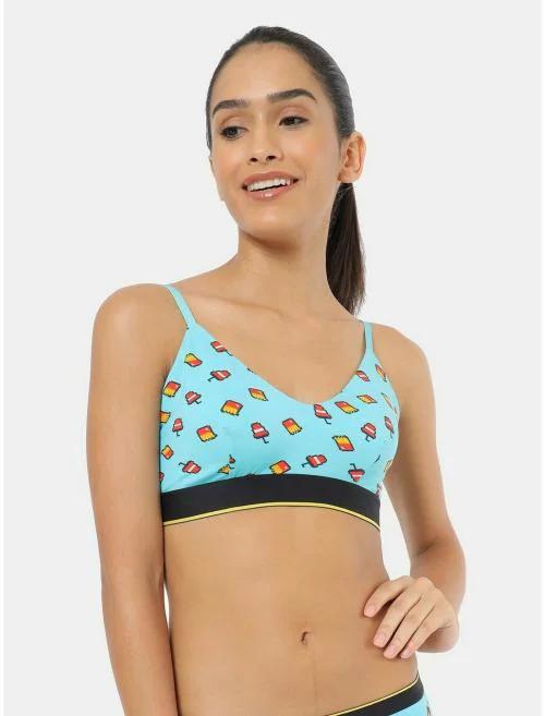 Bummer Red Non Padded Modal 24/7 Bralette - McBum Bra