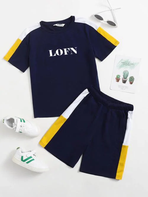 Buy Lofn Kids Unisex Tees & Short Clothing Sets - ( 3 - 4 Years) Online ...