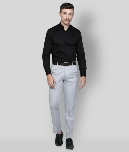 Stallino Mens L grey Formal Trouser Pants