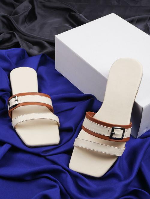 CLOSHO White Flats for Women