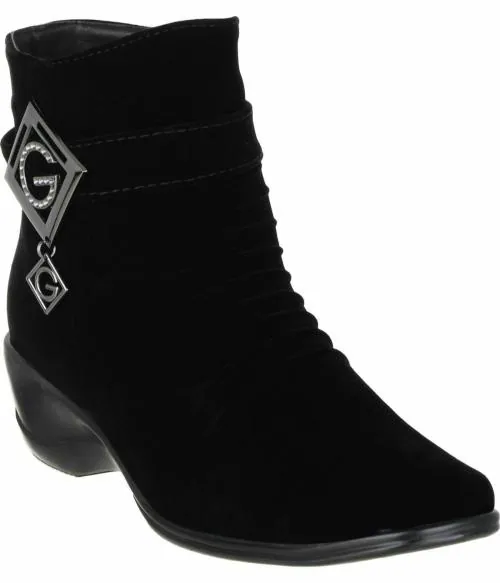 Shuz Touch Black Boots for Women