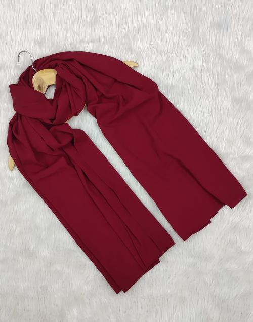 Ana Solid Polyester Blend Women Fancy Scarf