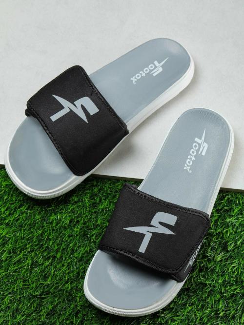 Footox Men Slides - 9 (Grey)