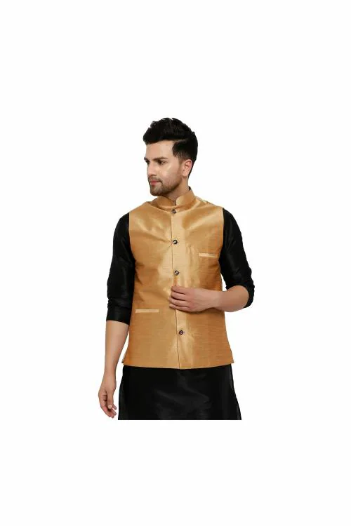 RYLEN Men's Modi Jacket, Nehru Jacket, Wedding Dress For Men, Indian Waistcoat For Men