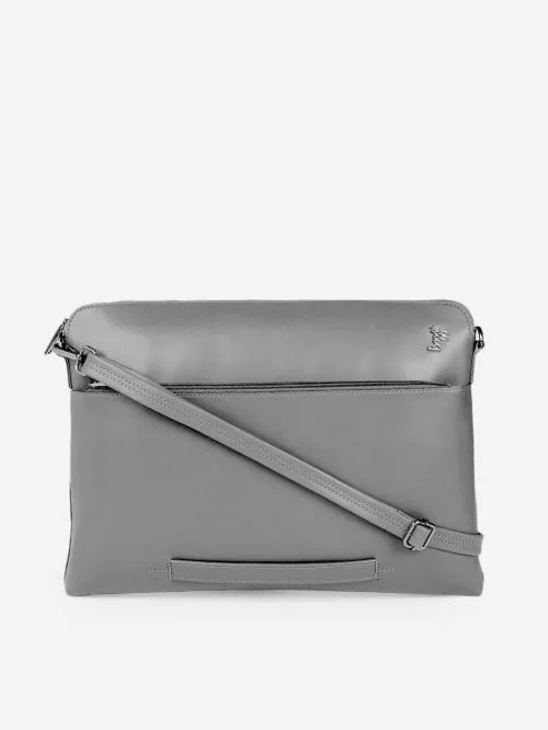 Baggit Black PU Laptop Bag For Men