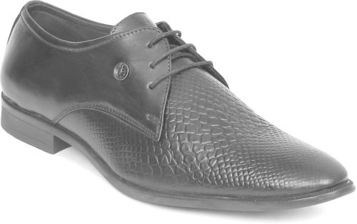 Field Care Men Lace-Ups Formal Shoes (Black) - 6 UK