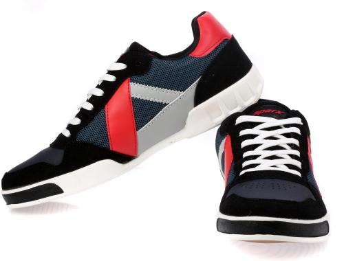 Sparx Men SM-225 Black Red Sports Shoes