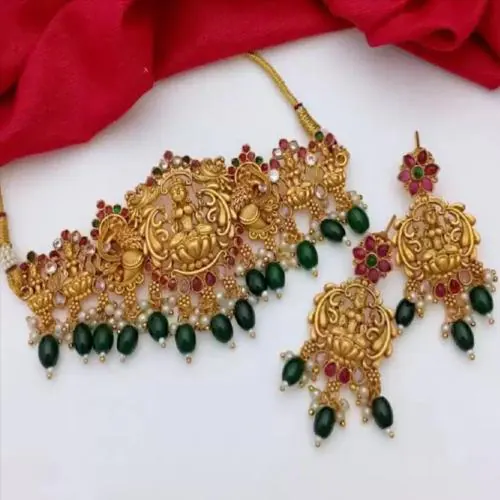 Buy Alyesha Fine Costume jewellery Gold Plated Traditional Look