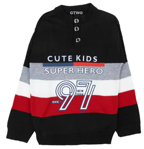 GTWO Latest Fancy Winter Wear Pullover Sweater Full Sleeve Round Neck Woolen Topwear Sweatshirt (Pack of 1)