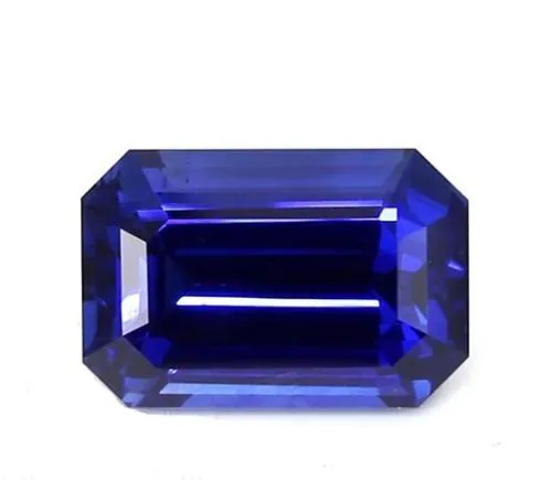 FEEL TOUCH MART-Blue Sapphire 6.00 Carat Kashmiri Original AAA+++ Quality Certified By IGl