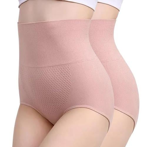 POSADHU ART Women's Control Body Shaper-Tummy Back, Hips-Effective Seamless Shapewear (Pack Of-2) (Pink) (Free Size)