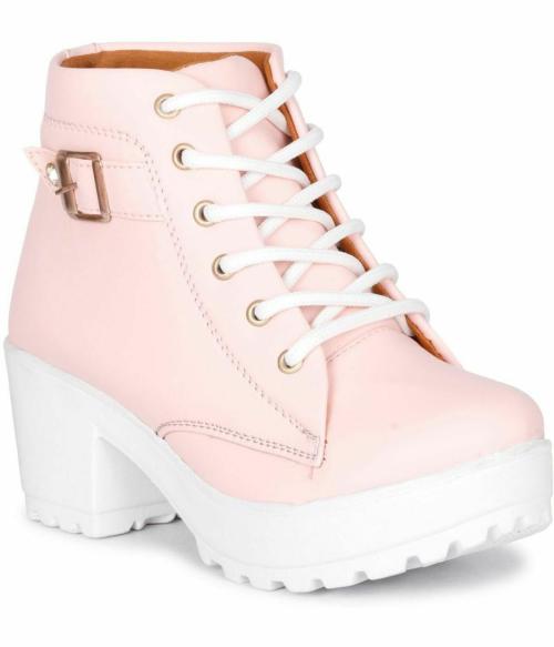Krafter Pink Boots for Women