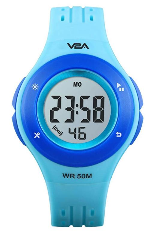 V2A Digital Sports Blue Watch for Girls