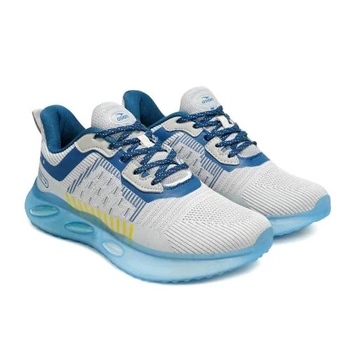 Asian Bubble Grey Sports Running Shoes for Men